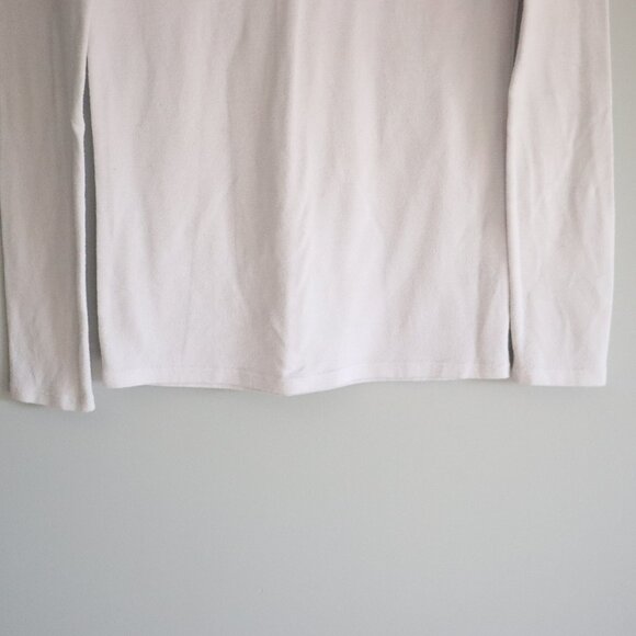 Aritzia Wilfred Free Womens White Sz M Turtleneck Long Sleeve Layering Pullover - Picture 8 of 11